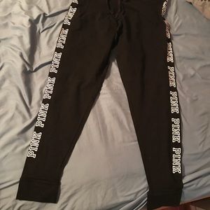 PINK yoga legging joggers